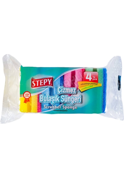 2 Adet Stepy Çizmez Sünger 4 Lü