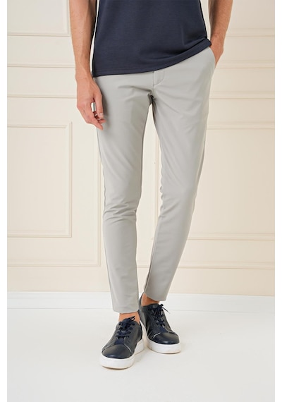 Efor Slim Fit Yan Cepli Düz Esnek Casual Çağla Pantolon P 1144 Çağla Yeşili