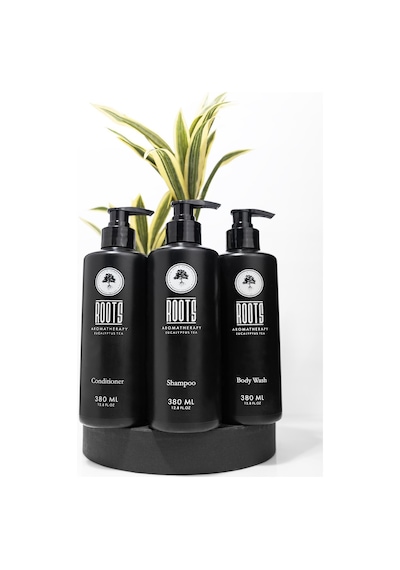 Roots Aromatherapy Şampuan 380 ML + Saç Kremi 380 ML + Body Wash 380 ML