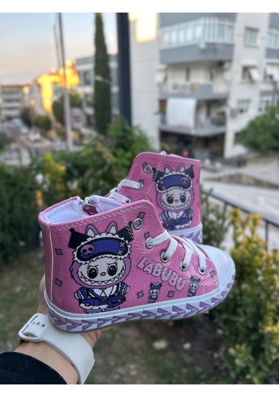 Scarpe Magiche Labubu Pembe Kız Çocuk Ayakkbısı 31-35 Numara Arası Işıksızdır Pembe
