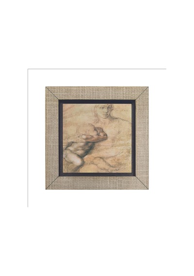 Eskiz Çizim Leonardo Da Vinci Baskılı Mdf Magnet 7x7 91