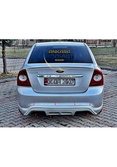 Focus 2.5 Sedan Arka Tampon Eki Plastik - Boyası