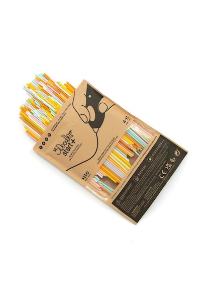 3doodler Start+ Eco Fire & Ice Filament 3d Kalem İçin Pla Filament - 2.5mm, 250 Çubuk, 3ds-eco-mıx1-250 Fire & Ice