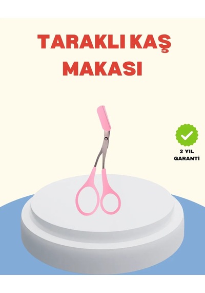 Profesyonel Taraklı Kaş Makası Evde Ve Salon Kullanımına Uygun 10850692