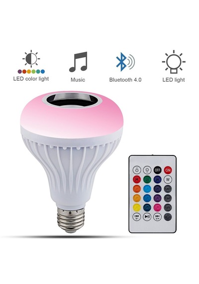 Almina Dl-120 Bluetooth Hoparlör Ve Led Lamba Uzaktan Kumandalı Ampül
