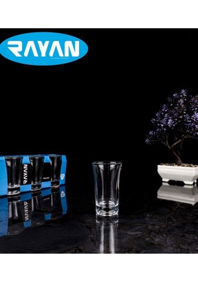 Kahve Yanı 6'lı Su Bardağı Tosca Shot Royaleks-tg-2022 Çok Renkli