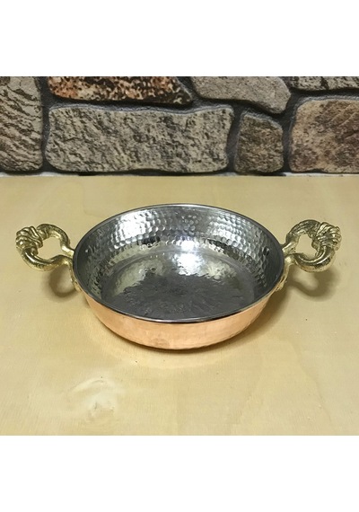 Dövme Bakır Tava 17 CM