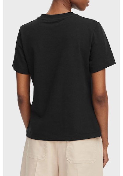 Tommy Hilfiger Logolu Regular Fit Bisiklet Yaka T Shirt Kadın T Shirt Ww0ww49941 Bds Siyah