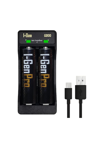 Batteries G229 2'li Aa/aaa/9v Pil Şarj Aleti + 2 Adet Aa Pro 2950 Mah 1.2v Ni-mh Şarjlı Kalem Pilli Set