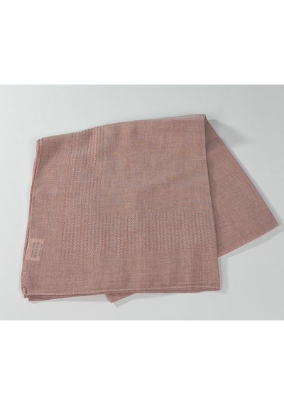 Miray Pano Pamuk Eşarp - 95 X 95 - 0623 Pudra