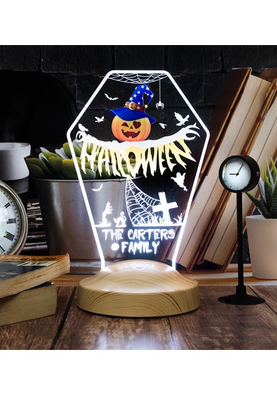 Cadılar Bayramı Hediyesi, Halloween Bal Kabağı Figürlü Led Lamba