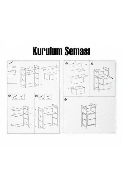 Porsima Pbt-714 Ahşap Bambu Banyo Mutfak Organizeri 3 Raflı Çok Amaçlı Banyo Mutfak Düzenleyici Organizer Banyo Mutfak Dolabı Sebzelik Organizeri Bambu