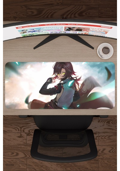 Heizou Genshin Impact Anime Oyuncu V5 - 70x30 Xl Gaming Mouse Pad Fare Altlığı