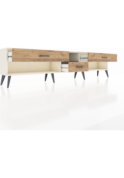 Arges Tv Ünitesi Tek Raflı 3 Çekmeceli 220x30x51 Aytaşı-antrasit/çam Antrasıt/atlas Çam - Aytası Arges Tv Ünitesi Tek Raflı 3 Çekmeceli 220x30x51 Aytaşı-antrasit/çam Antrasıt/atlas Çam - Aytası