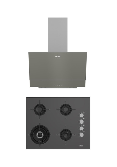Altus ALA 510 G - ALA 189 DG 2'li Gri Cam Ankastre Set