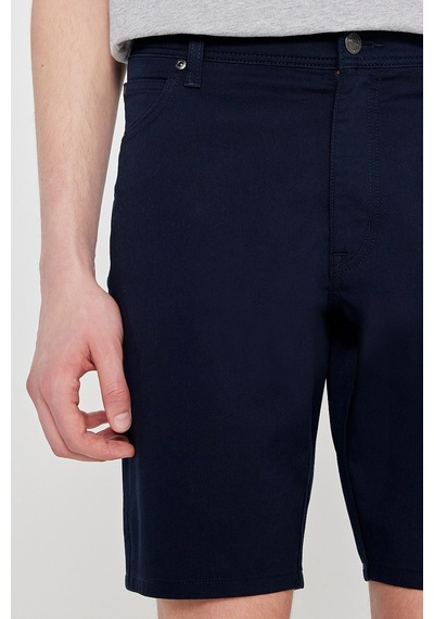 Wrangler Pamuklu Slim Fit Dar Kesim 5 Cepli Esnek Şort Lacivert