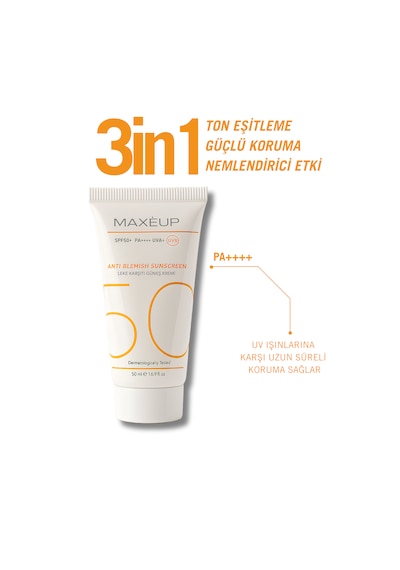 Maxeup Ton Eşitleyici Leke Karşıtı Yüksek Korumalı Güneş Seti SPF50+ 50 ML