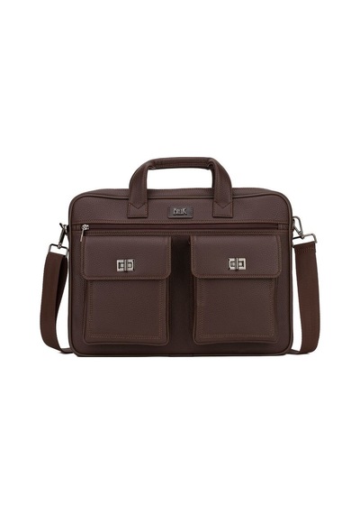 Bilik Deri Kahve Rölax Unisex Laptop & Evrak Çantası Crl V-40 Kahve Kahverengi