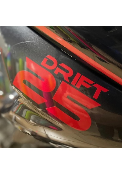 Mondial Drift L 25 Yan Grenaj Sticker Modeli Tarz Sticker Drıft 25