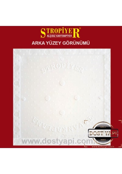 Stropiyer Tavan Kaplama Yonca Modeli = 20 Adet = 5M2