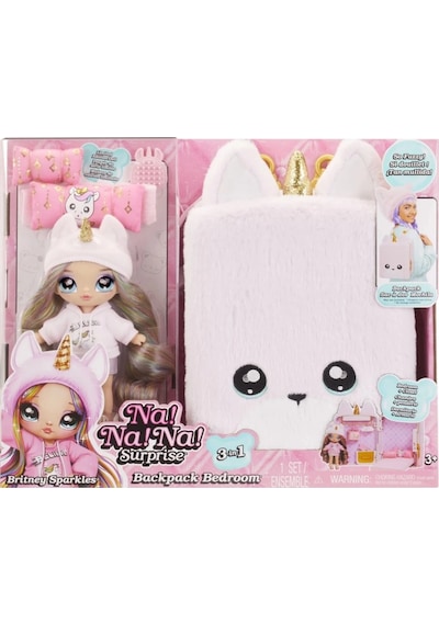 Mey İthalat Surprise 3ü1 Arada Büyük Sırt Çantalı Set - Britney Sparkles