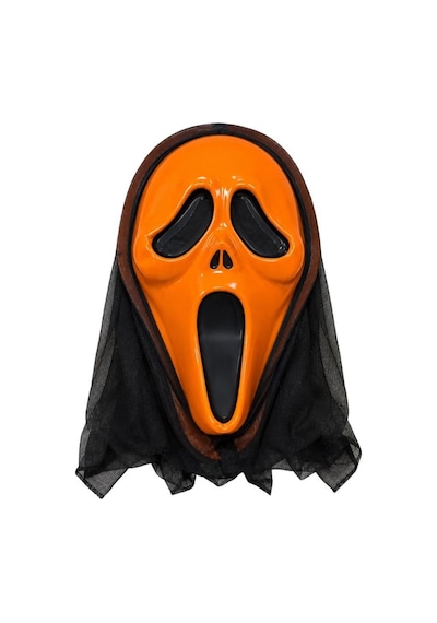 Turuncu Çığlık Korku Maskesi Halloween Cadılar Bayramı Kostüm Yüz Maskesi Tüm Yaşlar
