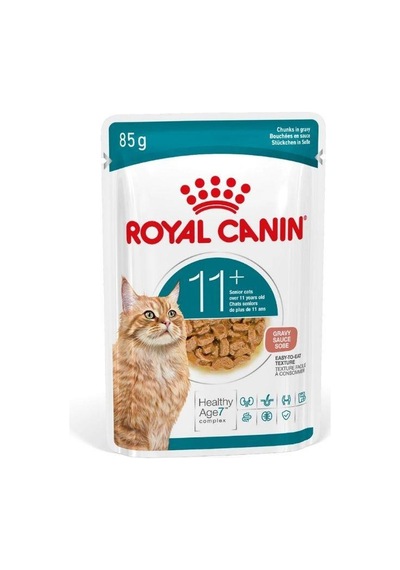 Royal Canin Ageing 11+ Sos İçinde Pouch Yaşlı Kedi Konservesi 85 Gr