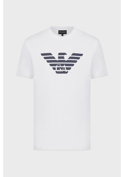 Emporio Armani Erkek T Shirt 8N1Tn5 1Jpzz 0147-Beyaz