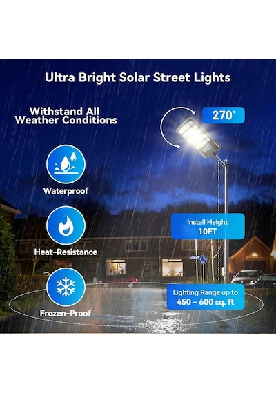 Solar Zemin Lambası Dış Mekan Projektör Led Duvar Lambası Ip67 Su Geçirmez Güçlü Güneş Spot Uzaktan Kumandalı Duvar Lambası Ayarlanabilir Parlaklık Bahçe Avlu Sokak Garajı Beyaz Işık, 1 Adet