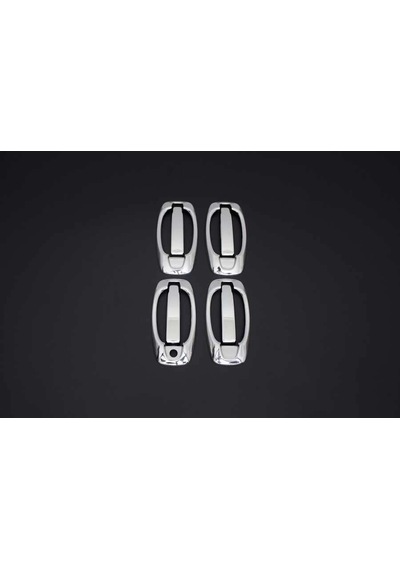 Fiat Doblo Krom Kapı Kolu 4 Kapı 8 Parça Set 2010-2021 Arası