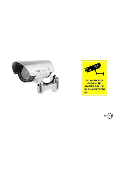 Lorex Caydırıcı Ir Led Güvenlik Kamerası ve Pvc Uyarı Levhası