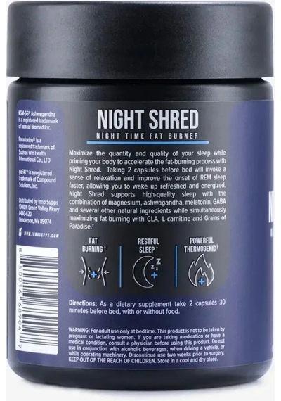 Night Shread Time Fat Burner F.t Ürünü 60 Lı X 3 Adet + 1 Jel Hediye