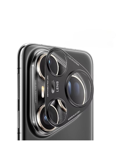 Huawei Pura 80 Ultra Uyumlu Kamera Lens Koruma Halkası - Kapalı Tasarım -siyah Al3401