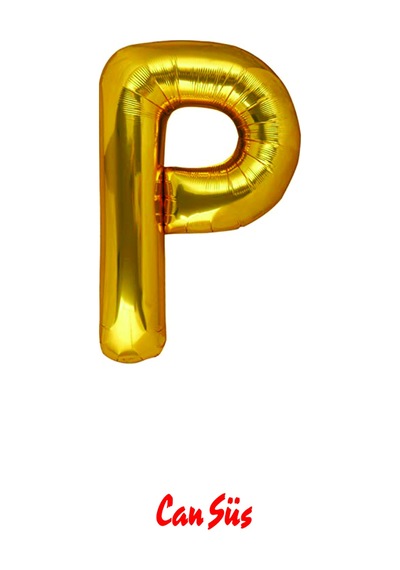 Harf Folyo Balon Gold 100cm 40 Inç P