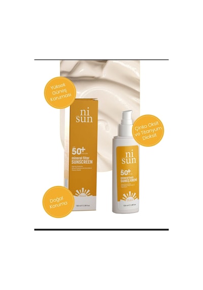 Elile Nisun Mineral Güneş Kremi SPF50+ 100 ML