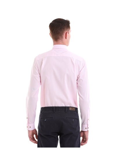 Hatemoğlu Pembe Comfort Fit Çizgili %100 Pamuklu Slim Yaka Uzun Kollu Casual Gömlek 22d190000082 P13 Pembe Hatemoğlu Pembe Comfort Fit Çizgili %100 Pamuklu Slim Yaka Uzun Kollu Casual Gömlek 22d190000082 P13 Pembe