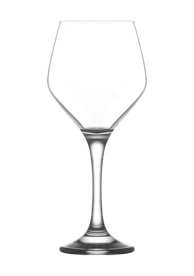 LAV Ella Cam Goblet 6'lı 440 ml Ayaklı (Şarap Kadehi , Kokteyl Bardağı)