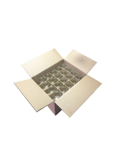 Afracam 105 Ml Metal Siyah Kapaklı 105 Cc Şeffaf Konserve Cam Kavanoz 48 Adet