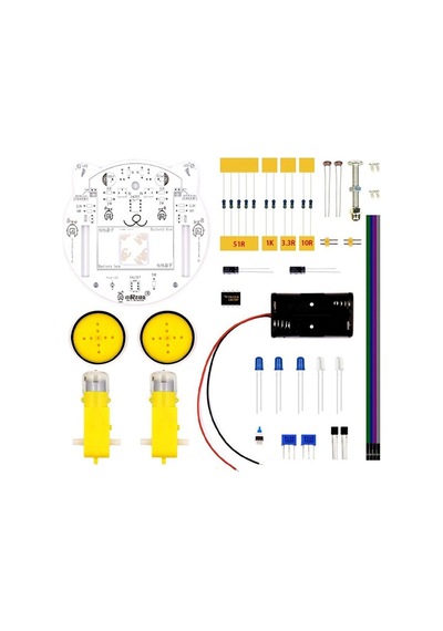 Dıy Mini Kedi Görünümlü Çizgi Takip Eden Robot Kiti