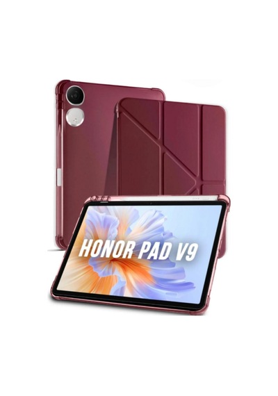 Honor Pad V9 Uyumlu Premium Tablet Kılıfı Kalemlikli Otomatik Uyandırmalı Standlı Klasik
