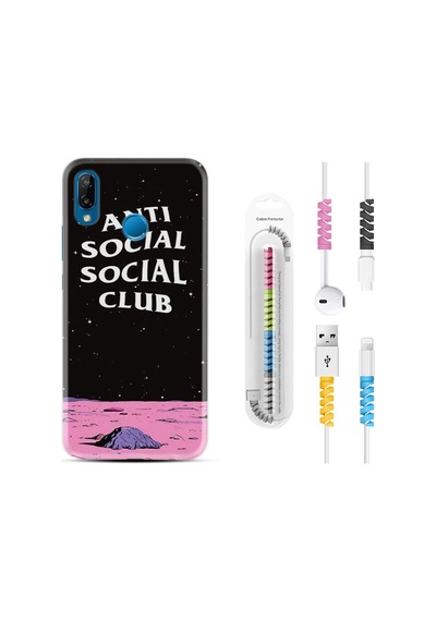 Huawei P20 Lite Kılıf Kablo Koruyuculu Shoes 1360