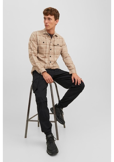 Jack & Jones Jack&jones Jpstkane Jjnoah Cuffed Cargo Noos Siyah 001