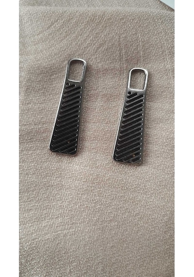 Sıyah Nıkel Metal Elcık 35x10 Mm 2 Adet