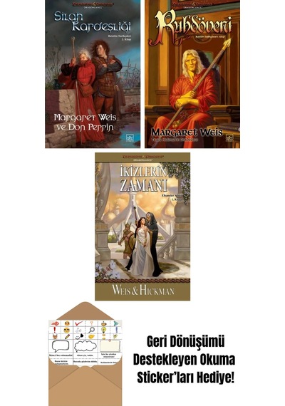 Silah Kardeşliği Raistlin Tarihçeleri 2. Kitap + Ruhdöveni Raistlin Tarihçeleri 1. Kitap + İkizlerin Zamanı Efsaneler Serisi 1. Kitap