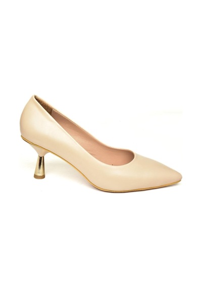 Fox Shoes U676034009 Ten Kadın Topuklu Ayakkabı Ten