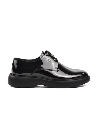 Pierre Cardin 70914 Siyah Rugan Hakiki Deri Erkek Casual Ayakkabı 001