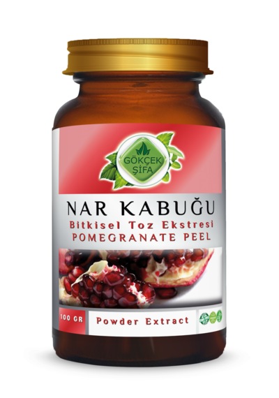 Gökçek Şifa Nar Kabuğu Toz Eki Cam 100 G