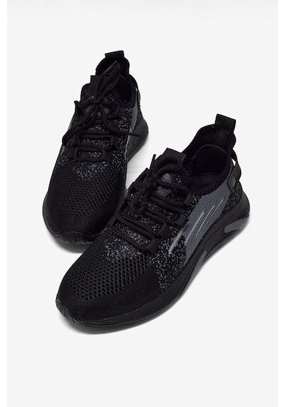 Tonny Black Hafif Taban Nefes Alabilir Rahat Spor Ayakkabı Unisex Siyah Füme Spor Ayakkabı Tbtklc030 Siyah - Füme