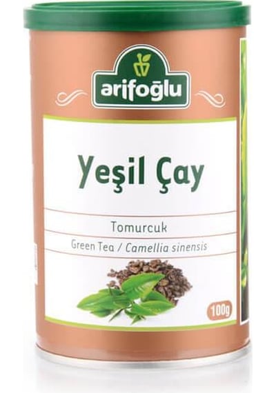 Arifoğlu Yeşil Çay Tomurcuk Bitki Çayı Teneke 100 G