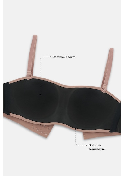 Suwen Invisible Hold Up Lazer Kesim İz Bırakmayan Toparlayıcı Straplez Sütyen Sw5979272 Nude Suwen Invisible Hold Up Lazer Kesim İz Bırakmayan Toparlayıcı Straplez Sütyen Sw5979272 Nude